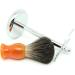 Shop HRTC Men's Shaving Brushes & Razor Set - Stylish Black Roof Hair Stainless Steel Wet Shave Holder 2.9x6 inches - Buy Online on GoSupps.com