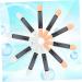 BIUDECO 50pcs Blending Brush Makeup Applicator Sponge Makeup Eye Shadow Brush Eyeshadow Foam - Buy Online on GoSupps.com