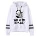 Bigfanshu Women's Sweaters Fashion Christmas Sweater Print Hooded Round Collar Long Sleeves Tops