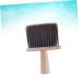 1pc Vintage Hair Brush for Broken Hair & Facial Cleaning - Wooden Hair Duster for Salons & Shaving - Brown Hair Removal Brush - Buy Online on GoSupps.com