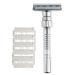 Manual Shaver 1-9 Adjustable Double Edge Razor with 5 Replacement Tools for Father's Day Gifts