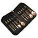Travel Makeup Brush Set - Portable & Soft Eye Shadow Foundation Blush and Lip Brushes for Perfect Cosmetic Application - Buy Online on GoSupps.com