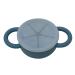 BraveJusticeKidsCo Collapsible Silicone Snack Cup | Blue Steel Snack Catcher for Toddler and Baby | Snack Attack II - Buy Online on GoSupps.com