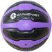GYMENIST Rubber Medicine Ball with Textured Grip | 2-20 LB Weighted Fitness Balls for Balance and Flexibility | Purple - Buy Online on GoSupps.com