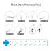 300 Premade 3D Volume Lash Fans - 0.07 C Curl, 12mm Length - Eyelash Extension Loose Lashes - Buy Online on GoSupps.com