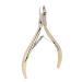 Cuticle Trimmer Gold Non-Slip Handle Cuticle Cutter for Nail Salon