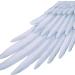 Zerodis Large Angel Wings for Halloween Party Costume - Adult & Kids Fairy Wings in White - 50x29x1cm - Buy Online on GoSupps.com