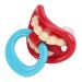 Baby pacifier 7 x 4 x 4 cm/2.76 x 1.57 x 1.57 inches silica sweet funny baby pacifier anti-off-silicone pacifier (1 Zulglaschen)