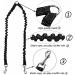 STGOOD Heavy Duty Sturdy 3 Way Nylon No Tangle Dog Pet Coupler Leash Reflective Adjustable No Pull Elastic Three Way Dog Trainnig Coupler Black (For Three Dogs) - Buy Online on GoSupps.com
