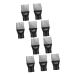 Didiseaon 10 Pcs Hair Dryer Comb Hair Blower Nozzle Hair Blow Dryer Comb Hair Dryer Attachment Nozzle Hair Dryer Front Nozzle Universal Diffuser Blow Dryer with Comb Adapter Plastic Modeling 13x6cmx2pcs Blackx2pcs