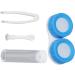 Dewin Portable Contact Lens Box Kit - Cute Duck Design Dust-Sealed Travel Container for Women (Blue) | Ideal for International Shipping - Buy Online on GoSupps.com