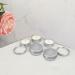 Aluminium Jars Small Silver Jar Round Metal Box Small Hermetic Metal Box Empty Cosmetic Container Empty Candle Jar Small Box for Makeup Candle Travel Storage 4 Pieces 15g - Buy Online on GoSupps.com