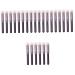 Beavorty 24 pcs makeup brush round tip lip brush loose powder brush lip smudge brush for lipstick detail makeup concealer brush makeup lip brush Miss crease glue brush cover