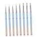 Mikinona Nail Art Brush Nail Art Pen Nail Art Liner Nail Flower Manicure Liner Draw Flowers Tool Size 6 As Shown