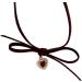 Oralgos Elegant Heart Necklace | Vintage Collarbone Chain & Choker | Fashion Jewelry in PU Alloy - International Shipping - Buy Online on GoSupps.com