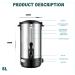 Josby 6L Electric Wax Melting Pot - 1500W with LED Display & Temperature Control (86 F-230 F) | Perfect for Beauty Salons Home Use & Factories - International Shipping Available - Buy Online on GoSupps.com