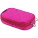 Premium Hot Pink Make-Up Bag for Women | 2 Layer Travel Kit Organizer with Mirror & Brush Pockets | Professional Cosmetic Case - Buy Online on GoSupps.com
