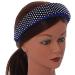 Retro Thicken Padded Velvet Diamante Wide Chunky Hair Band/HeadBand/Alice Band in Blue - Buy Online on GoSupps.com