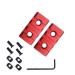 3 Slot Mlok Rail Red Color Aluminium Three Slot Rail Picatinny Rail Set of 2 Pieces