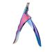 Nail Clipper for Thick Nails 3 Colors U Word Cutting Nail Art Clippers French False Nail Tips Edge Cutters Stainless Steel Trimmers DIY Manicure Tool (Color : 02)