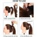 FAELBATY Hair Extensions Ponytail Synthetic Magic Paste Wrap Around Ponytail Long Curly Wave Heat Resistant Clip in Ponytail Hair Extensions for Women(20Inch 4#) ponytail-4# - Buy Online on GoSupps.com