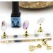 New Magnetic Manicure Nail Practice Hand Nail Exercises Pedestal Nail Supplies Nail Tips Display Stand gold - Buy Online on GoSupps.com