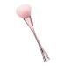 Setting Powder Brush - Blush Makeup Brush for Loose Powder - Powder Foundation Brush Cosmetic Brushes for Complete Coverage and Prefect Finish Standing four-leaf clover makeup brush gold + PVC