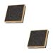 BIUDECO 2 Pcs Empty Eyeshadow Dish Empty Eyeshadow Pallete Empty Eyeshadow Pans DIY Eyeshadow Case Black