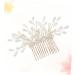 Angoily Bride Headpieces for Wedding Side Hair Comb Hair Claw Clips for Women Goody Hair Clips for Women Hair Combs for Women Crystal Hair Comb Tiara Pearl Accessories Miss - Buy Online on GoSupps.com