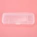 Liovitor 2 Pcs Double Storage Box for Men - Shaver Case & Accessories Transparent Plastic Holder - Ideal for Travel & Organization - Buy Online on GoSupps.com