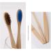 Irfora Natural Bamboo Toothbrush - Soft Bristles Biodegradable & Eco-Friendly Toothbrush for Men & Women - Blue - Buy Online on GoSupps.com