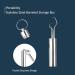 RVUEM 3 PCS Stainless Steel Toothpicks Set | Premium Reusable Floss Tools | Portable Keychain Holder for Travel & Outdoor - Buy Online on GoSupps.com