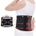 XXL Lumbar Support Belt for Back Pain - Reinforced with Springs & Double Adjustable Straps - Unisex Back Support (Color: B) - Buy Online on GoSupps.com