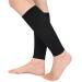 Evolyline calves Medical compression stockings women & men 20-30 mmHg without foot calves compression calf bandage thrombosis socks for shin legs varicose veins edema gradient compression black xxl