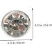 EXCEART 400 Sets Diamond Stud Rivets DIY Crafts Clothes DIY Rivets DIY Luggage Rivets Crystal Leather Goods 0.6X0.6X1CMx2pcs As Shownx2pcs - Buy Online on GoSupps.com