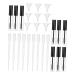 SOESFOUFU 9 Set Empty Mascara Bottle Eyelash Serum Tube DIY Lipstick Tubes Lip Oil Tubes Empty Transparent Abs