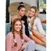Braided Hair Ties Set - 18 Pcs Blonde Thick Ponytail Holders & Elastics Bracelet - 3 Shades of White - Women's Hair Accessories - Buy Online on GoSupps.com