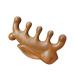 Anneomas Massage comb made of green sandal wood wooden comb circulation promote comb massager massage comb from wood antistatic massage combing scalp massage spa.
