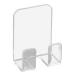 Aunmas 8 pieces of razor holder razor-hook stand self-adhesive self-adhesive wall hanger waterproof powerful hook for luffa towel bathrobe bathrobe kitchen