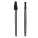 Eyelash Brush Set Soft Elastic Silicone Reusable Washable Dustproof Box Portable Makeup Brush Home (Grey)