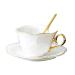 Phnom Penh in Elegant White Ceramic Cup Saucer Coffee Lunch Timpani Cup Home Kitchen Office