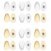 Exceart nose protection for glasses 12 pairs glasses nose pads glasses nose glasses pads for the nose Self -adhesive nose pads nasal stick glasses accessories silicone glasses frames oval