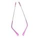 Buifulsic glasses 1 pair of glasses poor leg in-arm-leg-replacement Exchange of the glasses brackets rubber ear bricks for glasses Brille part nb gel violet metal extraterrestrial lila 13.5x0.6cm