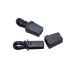 Hole Cord Lock Stopper spring buckle Cord Locks 50pcs/pack Zip Clip Buckle Zipper Pulls Cord Rope Ends Lock Black For Paracord/Backpack/Clothing Black