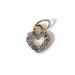 10pcs Sweet 3D Gold Heart Dangle Alloy Glitter Nail Charm Rhinestone Nail Jewelry Pendants Diamond Nail Art Dangle Nail Piercing Charms Alphabet Alloy 3D Nail Art Charm Acrylic Tips