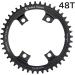 Wolf Tooth Drop-Stop Chainring - Black 48t for Shimano Road Cranksets | 4x110mm BCD - Buy Online on GoSupps.com