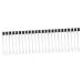 FRCOLOR 24 Pcs Double Ended Eyebrow Brush Eyebrow Grooming Brush Eyebrow Comb Brush Eyebrow Brush Comb Eyebrow Spoolie Eyebrow Brush and Comb Dual Cosmetic Bag Resin Miss Portable