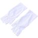 Healeved Manicure Glove 3 Pairs Uv Shield Glove Gel Manicure Gloves Cotton Glove Anti Uv Glove Chinese Wooden Pillow Nail Silicone Ear Display Half-Finger Gloves White Anti-uv Cotton Gloves - Buy Online on GoSupps.com