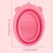 Makeup Brush Cleaning Mat Foldable Brush Cleaner Bowl Silicone Brush Cleaner Pad for Sponge Pink Makeup Brush Cleaning Bowl - Buy Online on GoSupps.com
