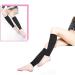 EROSPA Compression Sleeve Leg Warmers - Black Calf Compression Socks for Running Jogging & Cycling - 1 Pair - Buy Online on GoSupps.com